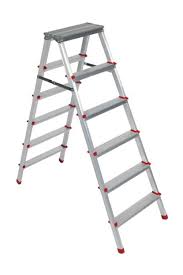 ALÜMİNYUM ÇİFT ÇIKIŞLI MERDİVEN 6 BASAMAK