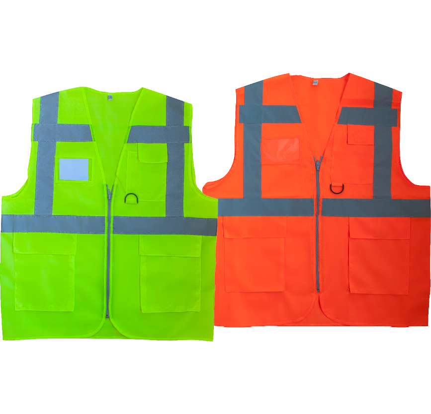 İKAZ YELEĞİ MÜHENDİS TİPİ TURUNCU