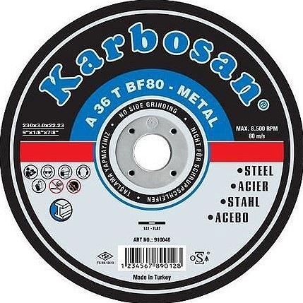 KARBOSAN 230X3 NK KESİCİ TAŞ