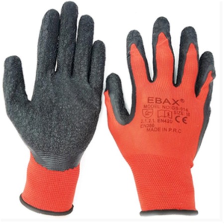 KIRMIZI SİYAH TIRTIKLI ELDİVEN