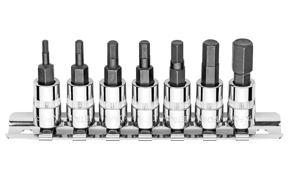 C08S-RHX7 7 PARÇA 1/4” ALLEN UÇLU LOKMA TAKIMI