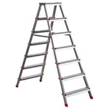 ALÜMİNYUM ÇİFT ÇIKIŞLI MERDİVEN 7 BASAMAK