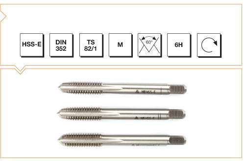 M10 ÜÇLÜ EL KILAVUZU DIN 352 (TAKIM)